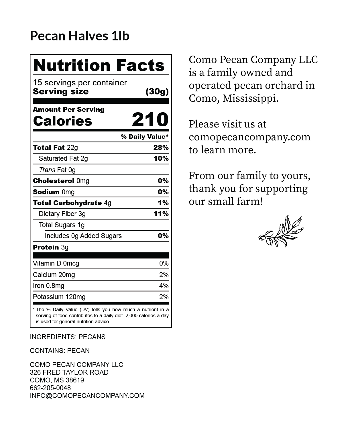 Pecan Halves
